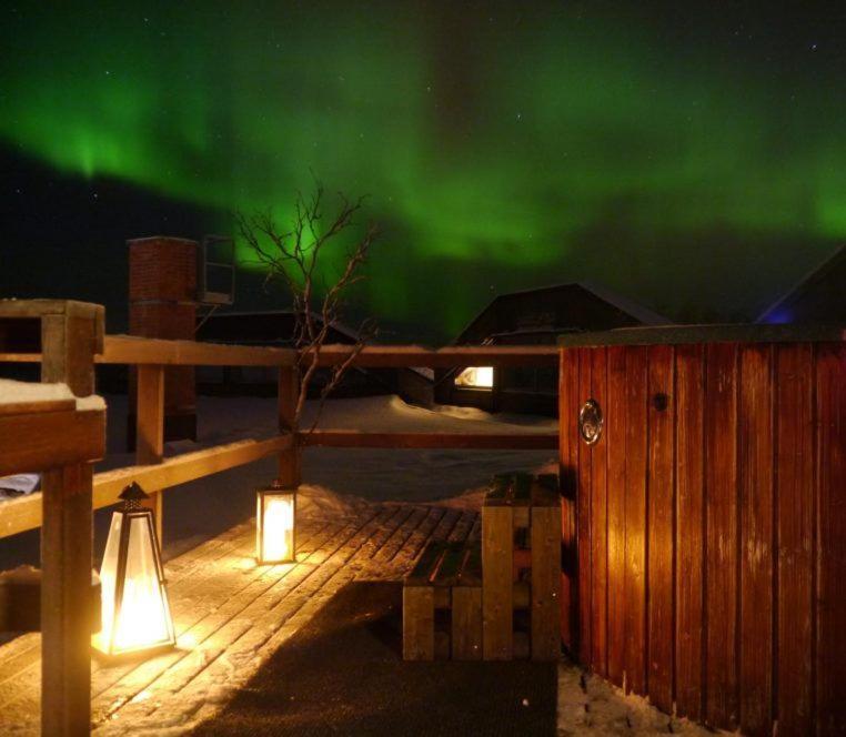Mattarahkka Northern Light Lodge Kiruna Eksteriør billede