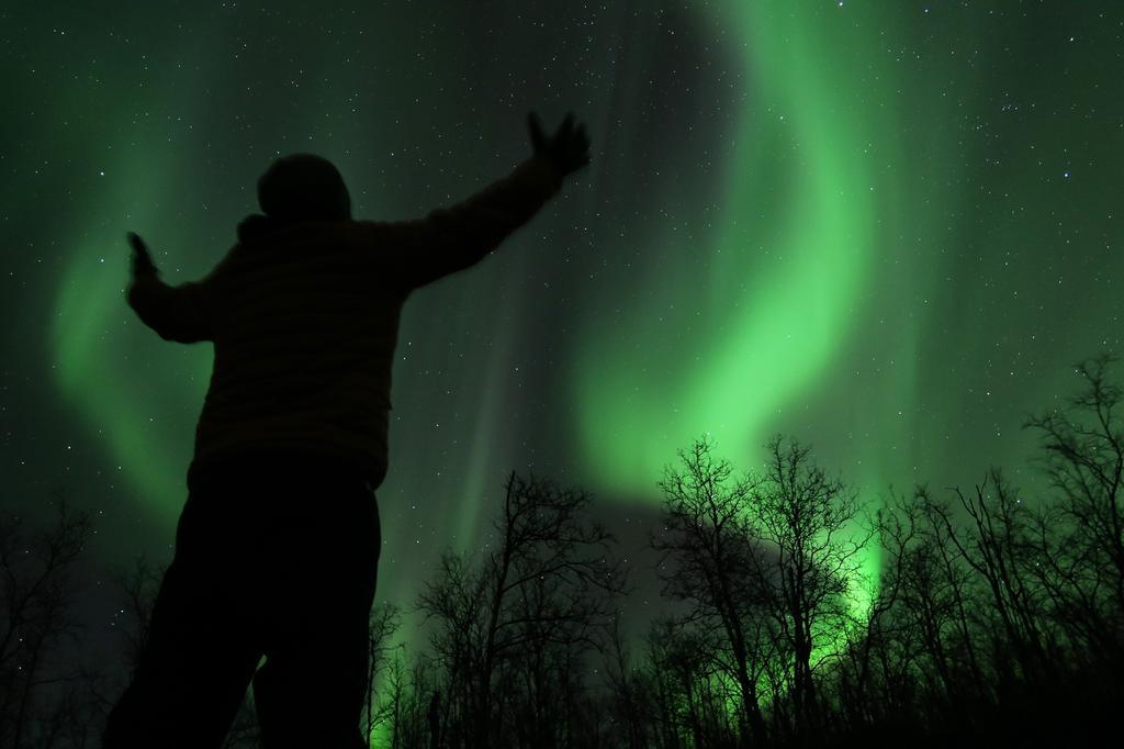 Mattarahkka Northern Light Lodge Kiruna Eksteriør billede